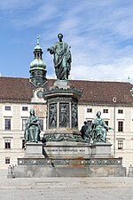 Thumbnail for File:Denkmal Kaiser Franz I. Hofburg Wien 2019-09-29 b.jpg