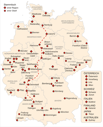 Deutschsprachige Wikipedia Stammtische