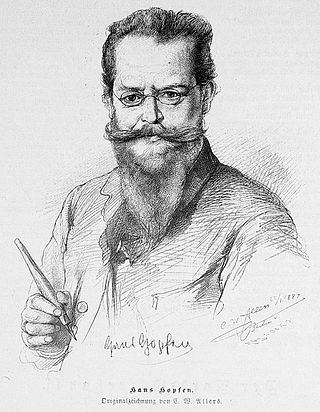 <span class="mw-page-title-main">Hans Hopfen</span> Bavarian poet and novelist (1835–1904)