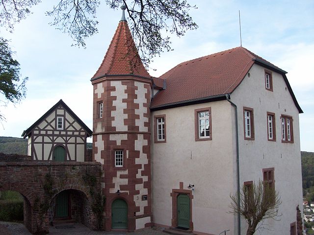 Kommandantenhaus auf der Feste Dilsberg am Neckar