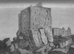 The castle keep in 1789&#91;20&#93;