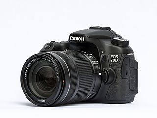 <span class="mw-page-title-main">Canon EOS 70D</span> Digital single-lens reflex camera made by Canon