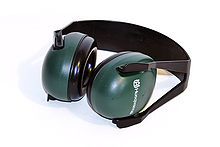 A pair of Husqvarna acoustic earmuffs. Ear muff white bg.jpg