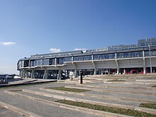 Edificio Miralles en la Ciudad Universitaria de Lagoas-Marcosende