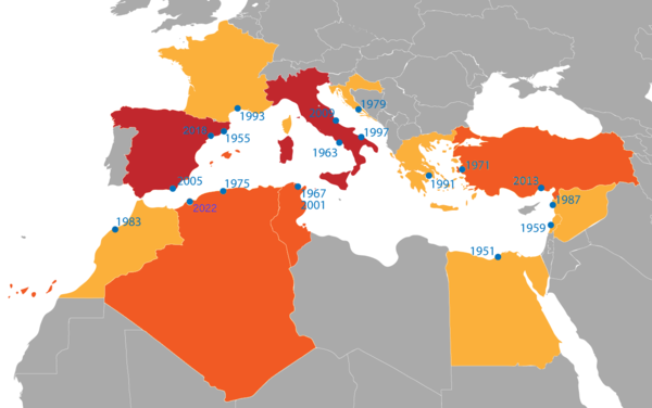 Cities that have hosted the Games Edizioni gdm.png