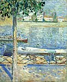 Edvard Munch (Norvège), La Seine à Saint-Cloud, 1890.