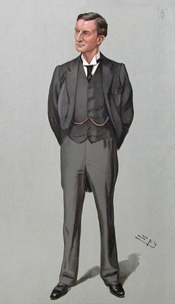 Grey caricatured by Spy for Vanity Fair, 1903