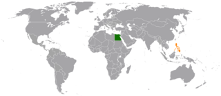 <span class="mw-page-title-main">Egypt–Philippines relations</span> Bilateral relations