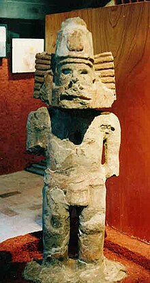 Statue of Ehecatl, on display at INAH Ehecatecuhtli.jpg