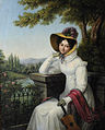 Екатерина Демидова на картине неизвестного художника, 1820-е годы