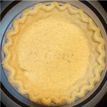 Par-baked pie crust