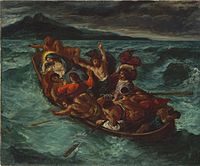 Eugène Delacroix: Krisztus álma vihar alatt.