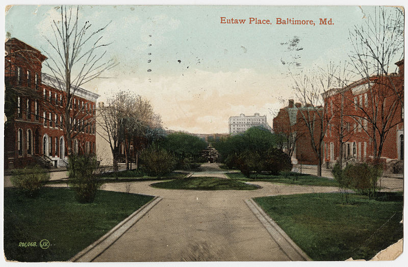 File:Eutaw Place, Baltimore, Maryland, circa 1907-1911.jpg