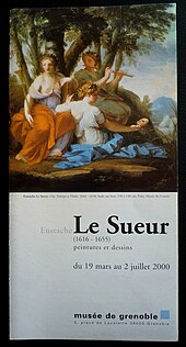 Brochure de l'exposition Eustache Le Sueur en 2000.