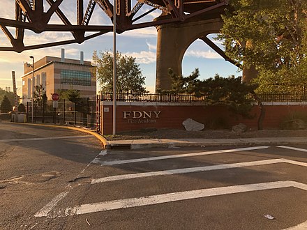 FDNY Fire Academy entrance on Randall's Island