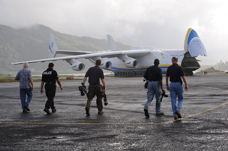 File:FEMA - 42207 - Federal Emergency Management Agency Staff Greet the Antonov Carg.jpg