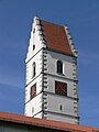 Turm der Pfarrkirche St. Johannes Baptist