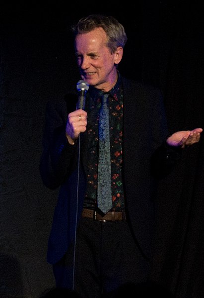 Skinner performing at the Soho Theatre in 2017