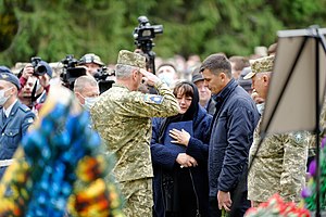 Farewell ceremony for cadet Vitalii Vilkhovyi 07.jpg