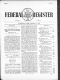 Thumbnail for File:Federal Register 1946-02-22- Vol 11 Iss 38 (IA sim federal-register-find 1946-02-22 11 38).pdf