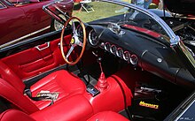 Interior of a 250 GT California Spyder SWB. Ferrari 250 GT California Spyder Habitacle.jpg