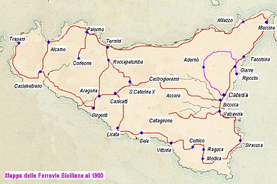 Red ferroviaria de Sicilia - Wikipedia, la enciclopedia libre