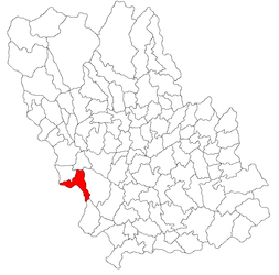 Lage im Landkreis Prahova