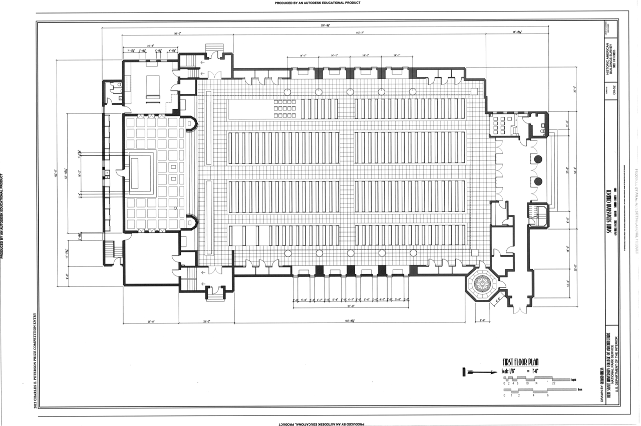 File First Floor Plan Saint Sebastian Church 476 Mull 