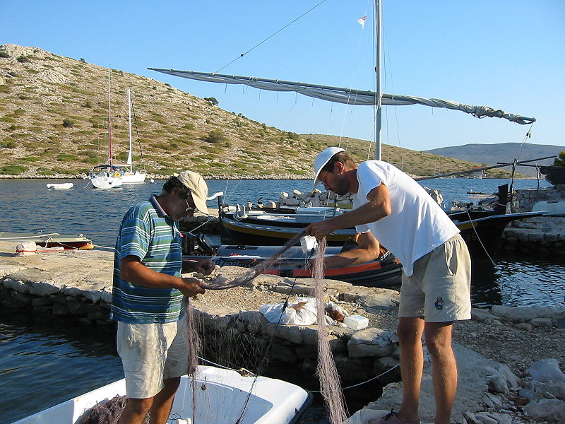 File:Fishermen in Lavsa, Kornati.jpg