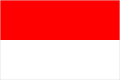 Flagge Indonesiens (1975–1999)