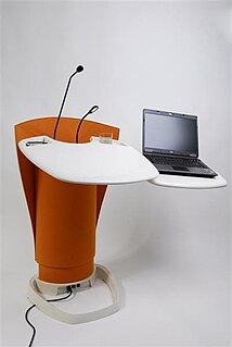 Lectern desk