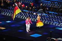 Flickr - CarolineG2011 - Germany flag bearers at the paralymics.jpg