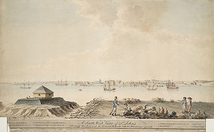 Fort Saint-Jean circa 1775 siege of the fort