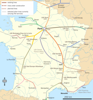 <span class="mw-page-title-main">LGV Provence-Alpes-Côte d'Azur</span> Future French high-speed railway