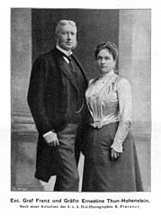 Franz und Ernestine Thun Hohenstein 1901 Pietzner.jpg