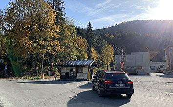 Winklmoos-Alm — Mautkasse für die Winklmoos-Alm-Straße