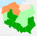 Występowanie śnieżyczki przebiśnieg w Polsce.