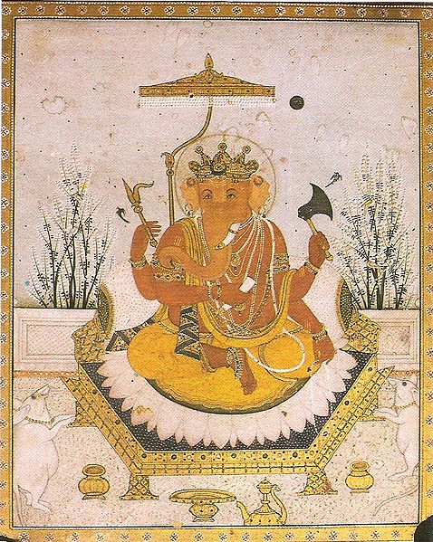 File:Ganesha Nurpur miniature circa 1810 Dubost p64.jpg