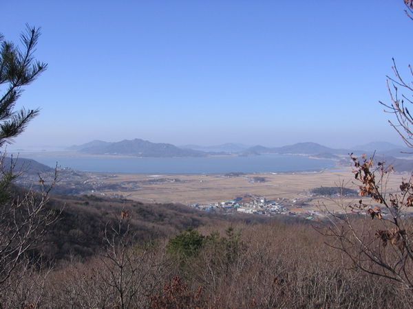 View of the island from Manisan