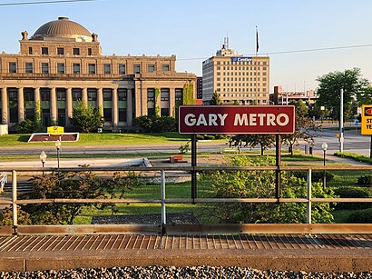 How to get to Downtown Gary with public transit - About the place