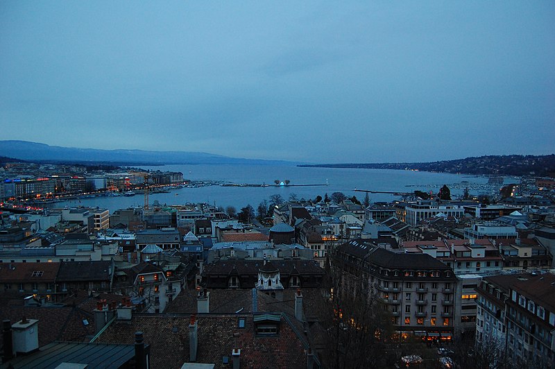 File:Geneva, downtown and the lake..jpg