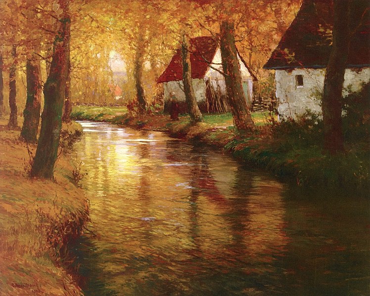 File:George Ames Aldrich The River Elaune, Bellengreville 1908.jpg