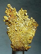 Gold specimen from Farncomb Hill, Breckenridge