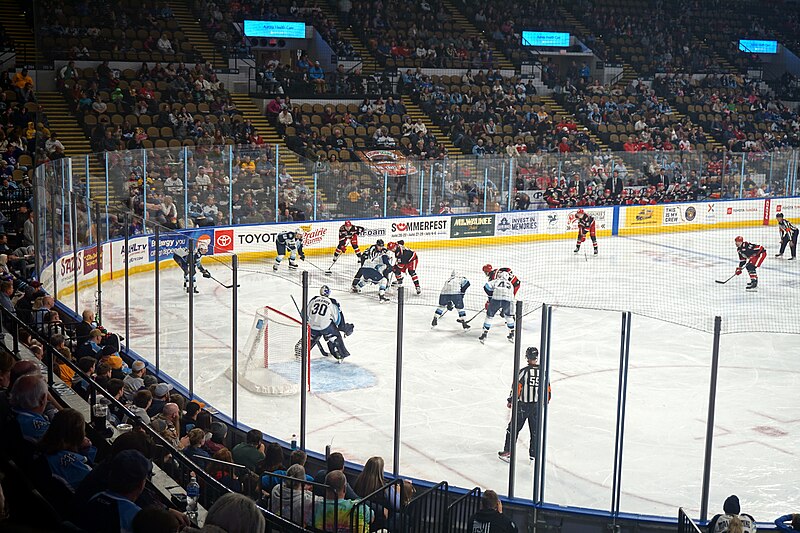 File:Grand Rapids Griffins vs. Milwaukee Admirals November 2023 13 (face-off).jpg