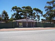 Main gate at old Cannington track