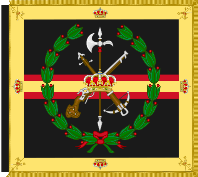 File:Guidon of the 2nd Spanish Legion Brigade King Alfonso XIII (Obverse).svg
