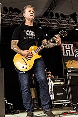 Lead guitarist Rusty Pistachio