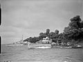 D.Britanijos laivai Fury ir Ashanti stato dūmų uždanga mokymuose prieš atidarant Antrąjį frontą Europoje (1942 m.)