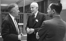 Haddad (r), Thomas J. Watson, Sr. (c), 1955.