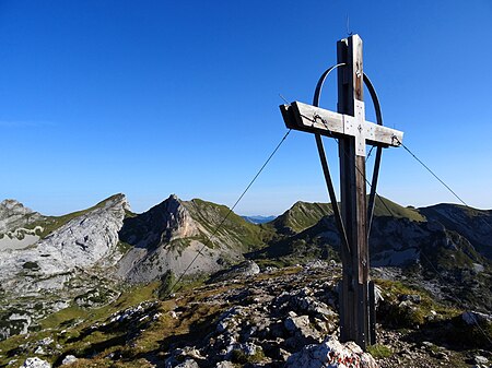 Haidachstellwand Gipfelkreuz